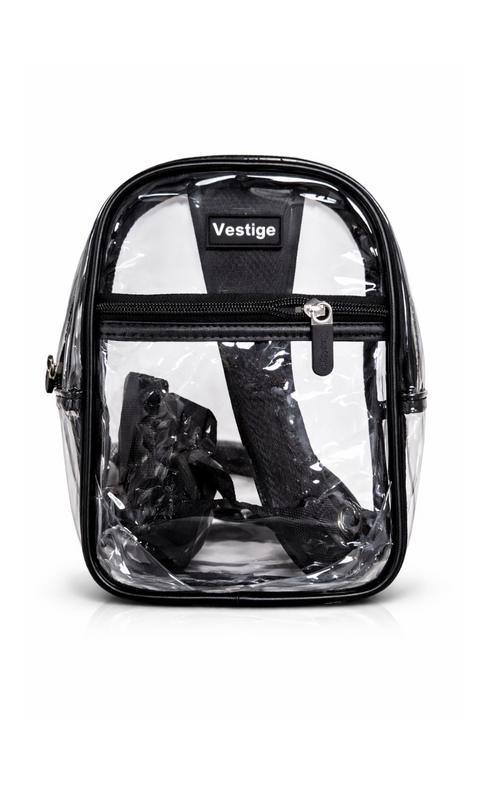 black clear mini backpack Vestige Heavy Duty Clear Backpack